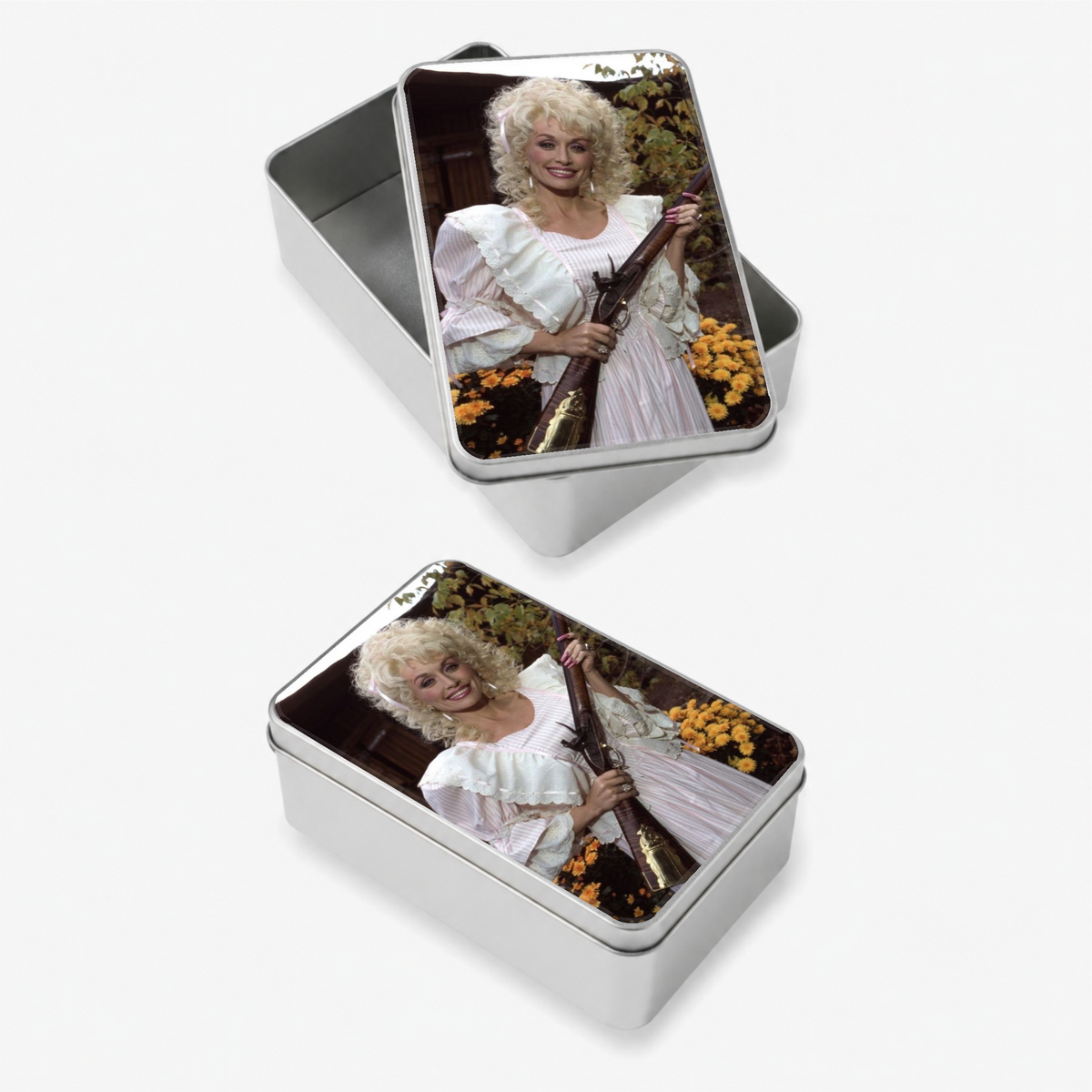 DOLLY PARTON Metal Tin